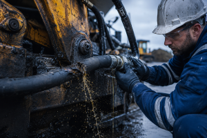 High-Pressure Hydraulic Hose Repair